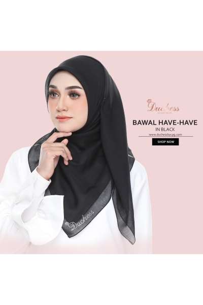 BAWAL HAVE2  - BLACK BAWAL HAVE2  - BLACK